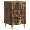 vidaXL &Ouml;&ouml;lambi kapp Suitsutatud tamm 43 x 41 x 66,5 cm Tehispuit