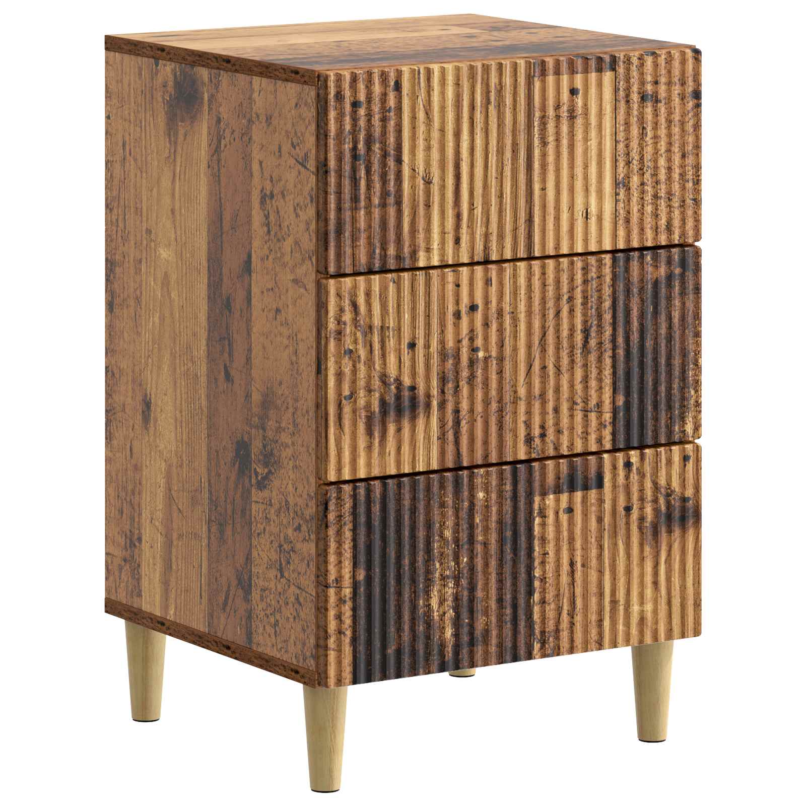 vidaXL Dulap de noapte Lemn vechi 43 x 41 x 66,5 cm Lemn prelucrat