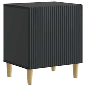Noční skříňka 2 pcs Černá 43 x 34,5 x 50 cm Kompozitní dřevo - obrázek 5
