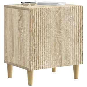 Noční skříňka 2 pcs Dub sonoma 43 x 34,5 x 50 cm - obrázek 3