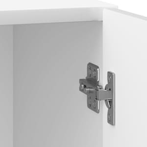 Noční skříňka 2 pcs Bílá s vysokým leskem 43 x 34,5 x 50 cm - obrázek 11