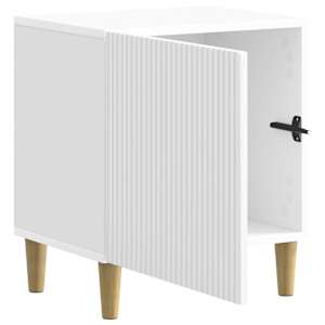 Noční skříňka 2 pcs Bílá s vysokým leskem 43 x 34,5 x 50 cm - obrázek 6