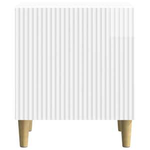 Noční skříňka 2 pcs Bílá s vysokým leskem 43 x 34,5 x 50 cm - obrázek 7