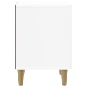 Noční skříňka 2 pcs Bílá s vysokým leskem 43 x 34,5 x 50 cm - obrázek 8