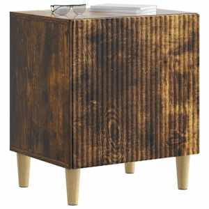 Noční skříňka 2 pcs Kouřový dub 43 x 34,5 x 50 cm - obrázek 3