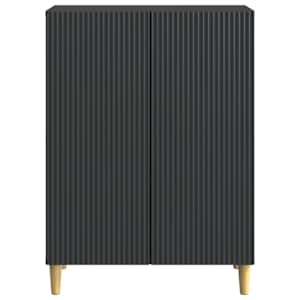 Servírovací skříň Černá 66 x 34,5 x 90 cm Kompozitní dřevo - obrázek 6