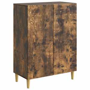 Servírovací skříň Kouřový dub 66 x 34,5 x 90 cm - obrázek 2