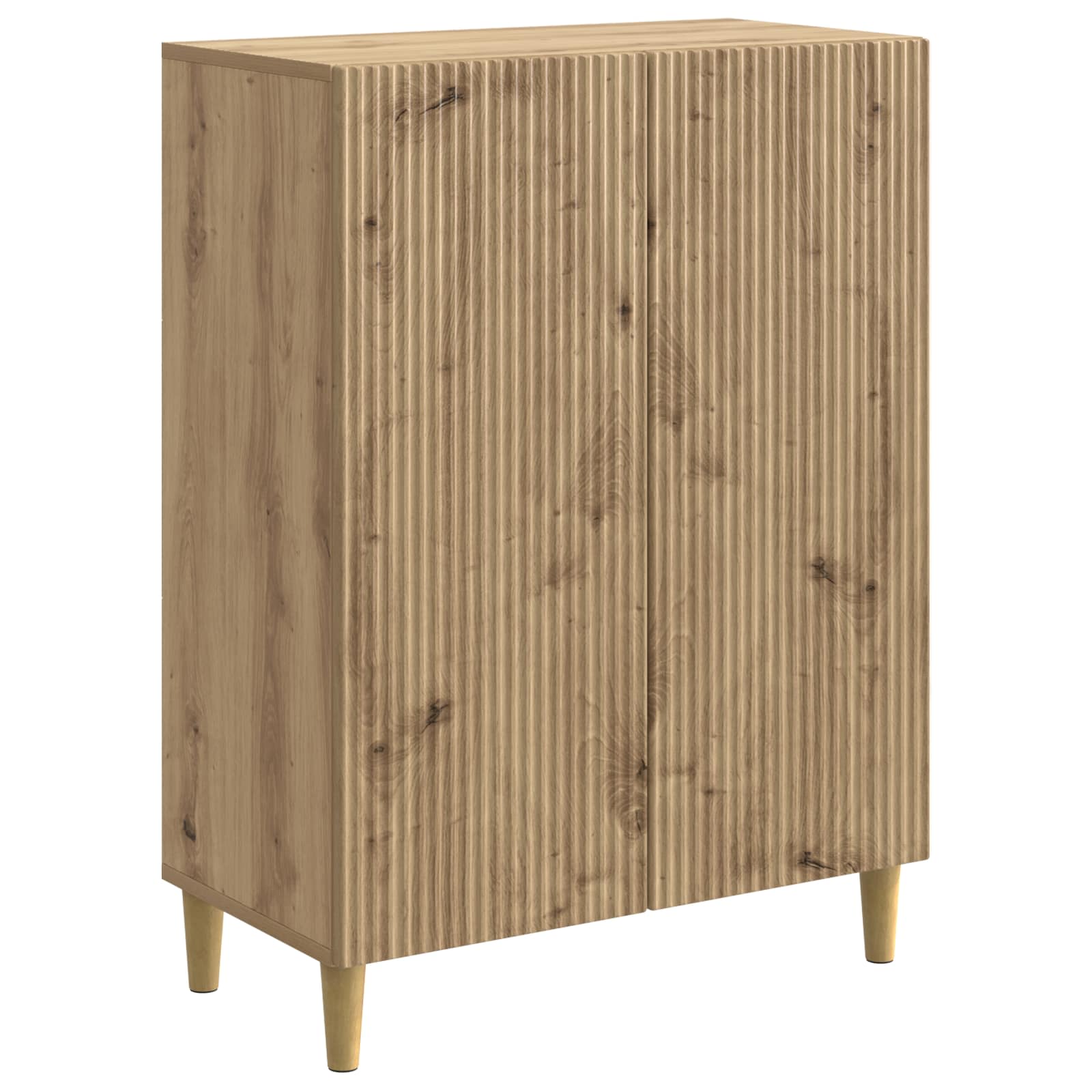 vidaXL Sideboard Artisan-Eiche 66 x 34,5 x 90 cm Holzwerkstoff