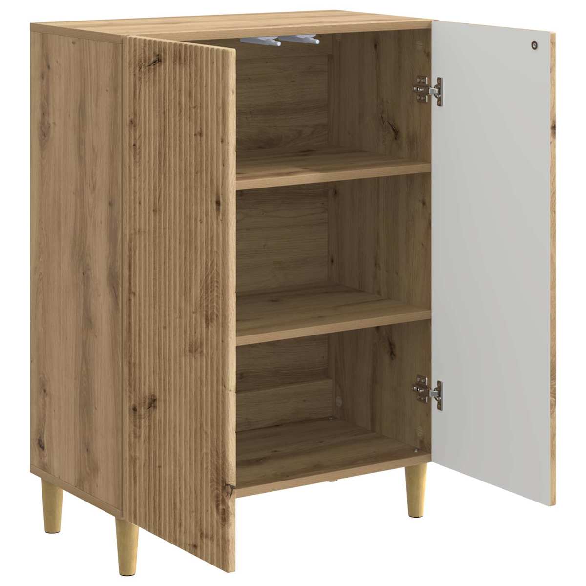 Sideboard 66 x 34,5 x 90 cm Konstrueret træ - Billede 5