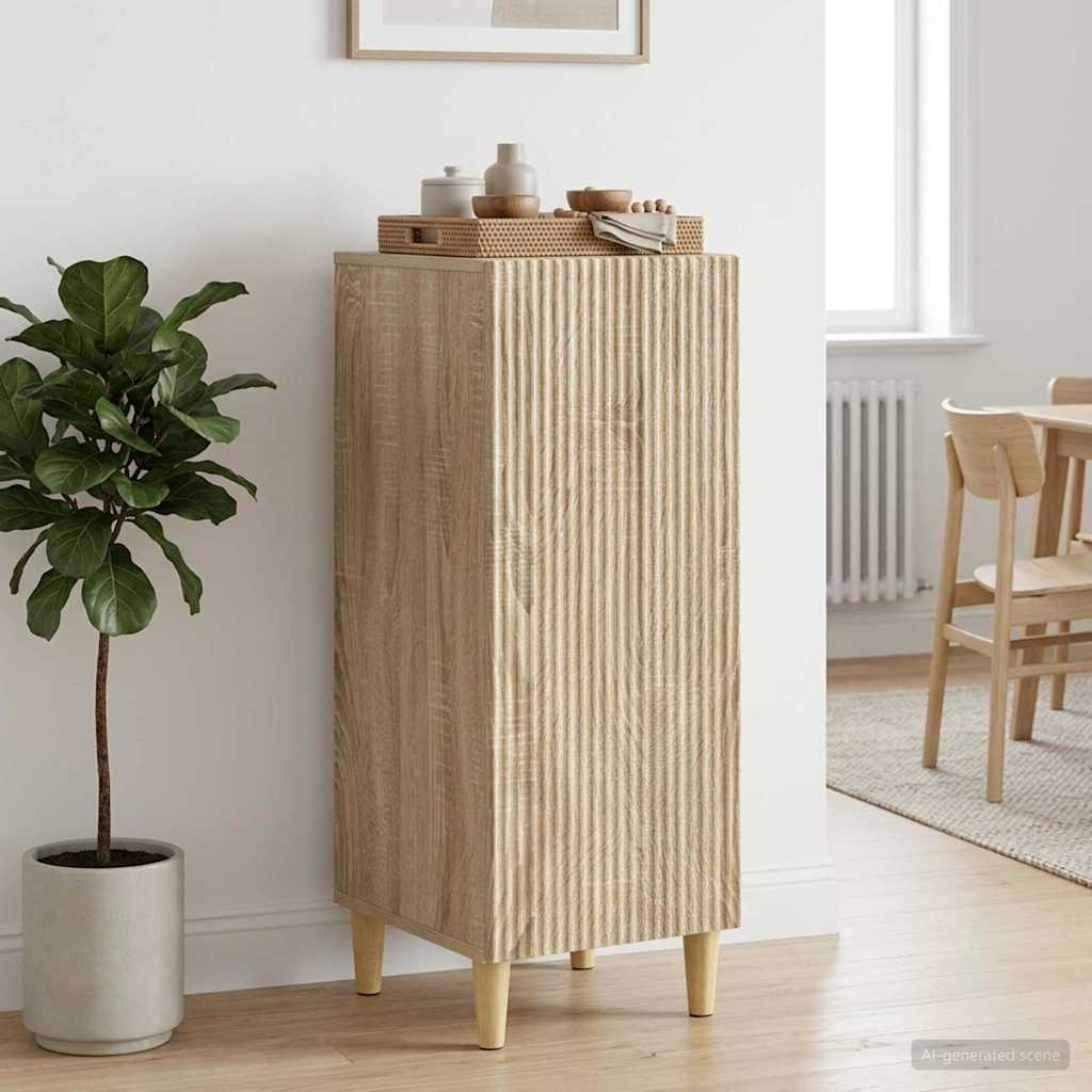 vidaXL Bufet Stejar Sonoma 33 x 34,5 x 90 cm Lemn prelucrat