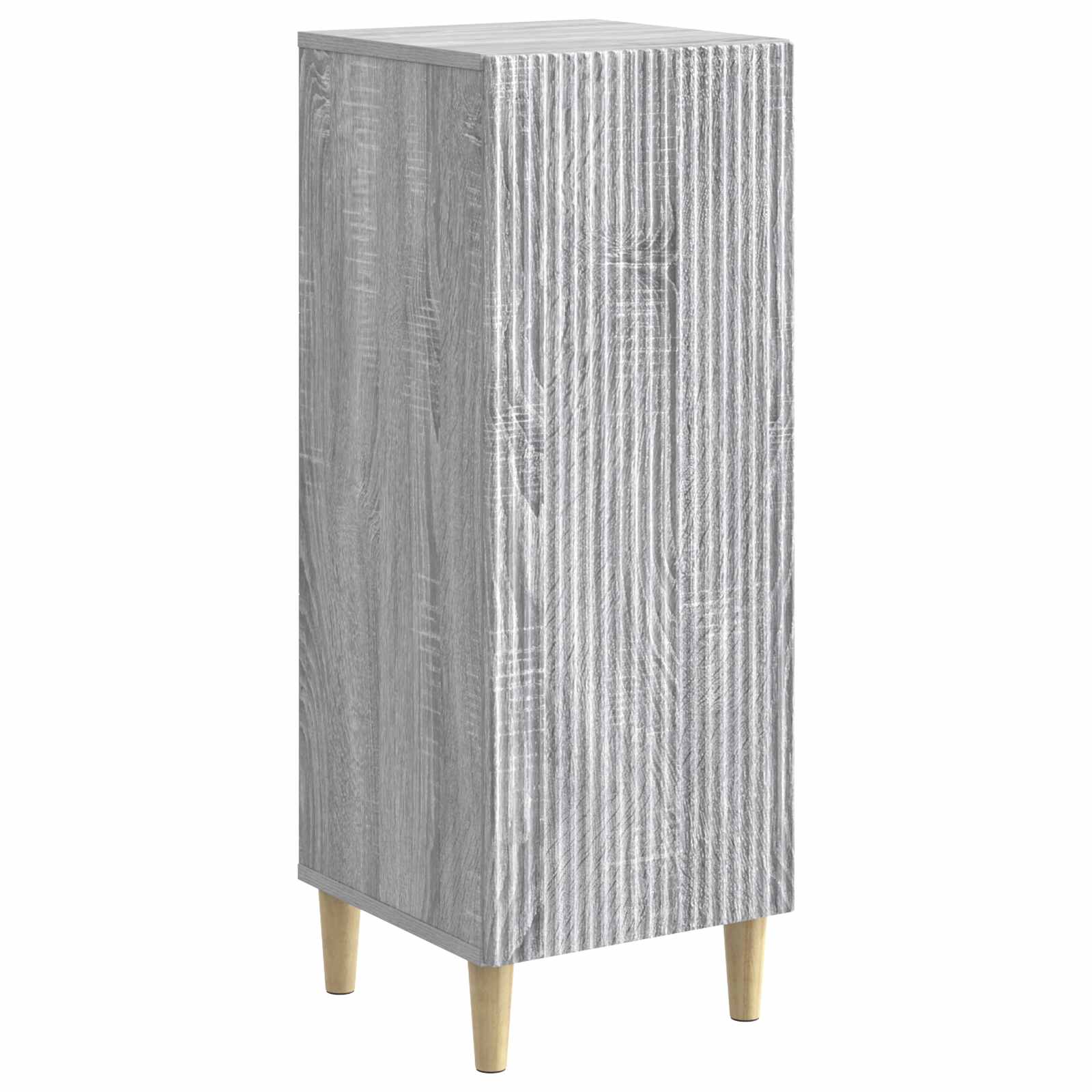 vidaXL Bufet Sonoma gri 33 x 34,5 x 90 cm Lemn prelucrat