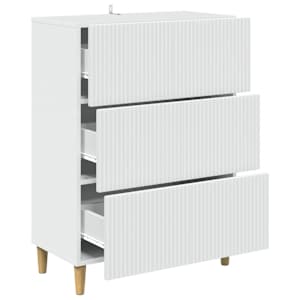 Skříň se zásuvkami Bílá 66 x 34,5 x 90 cm Kompozitní dřevo - obrázek 3