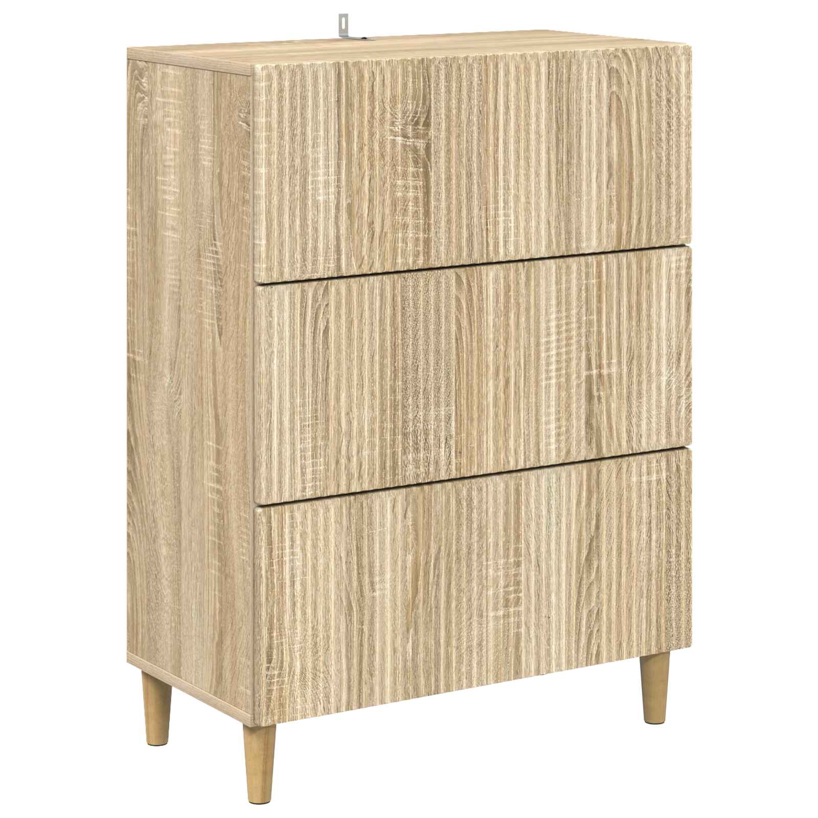 vidaXL Dulap cu sertare Stejar Sonoma 66 x 34,5 x 90 cm Lemn prelucrat
