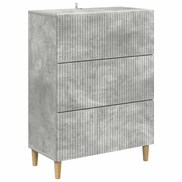vidaXL Sahtlib&uuml;roo 66 x 34,5 x 90 cm Tehispuit Betoonhall
