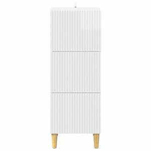 Skříň se zásuvkami Bílá s vysokým leskem 33 x 34,5 x 90 cm - obrázek 6