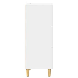 Skříň se zásuvkami Bílá s vysokým leskem 33 x 34,5 x 90 cm - obrázek 7