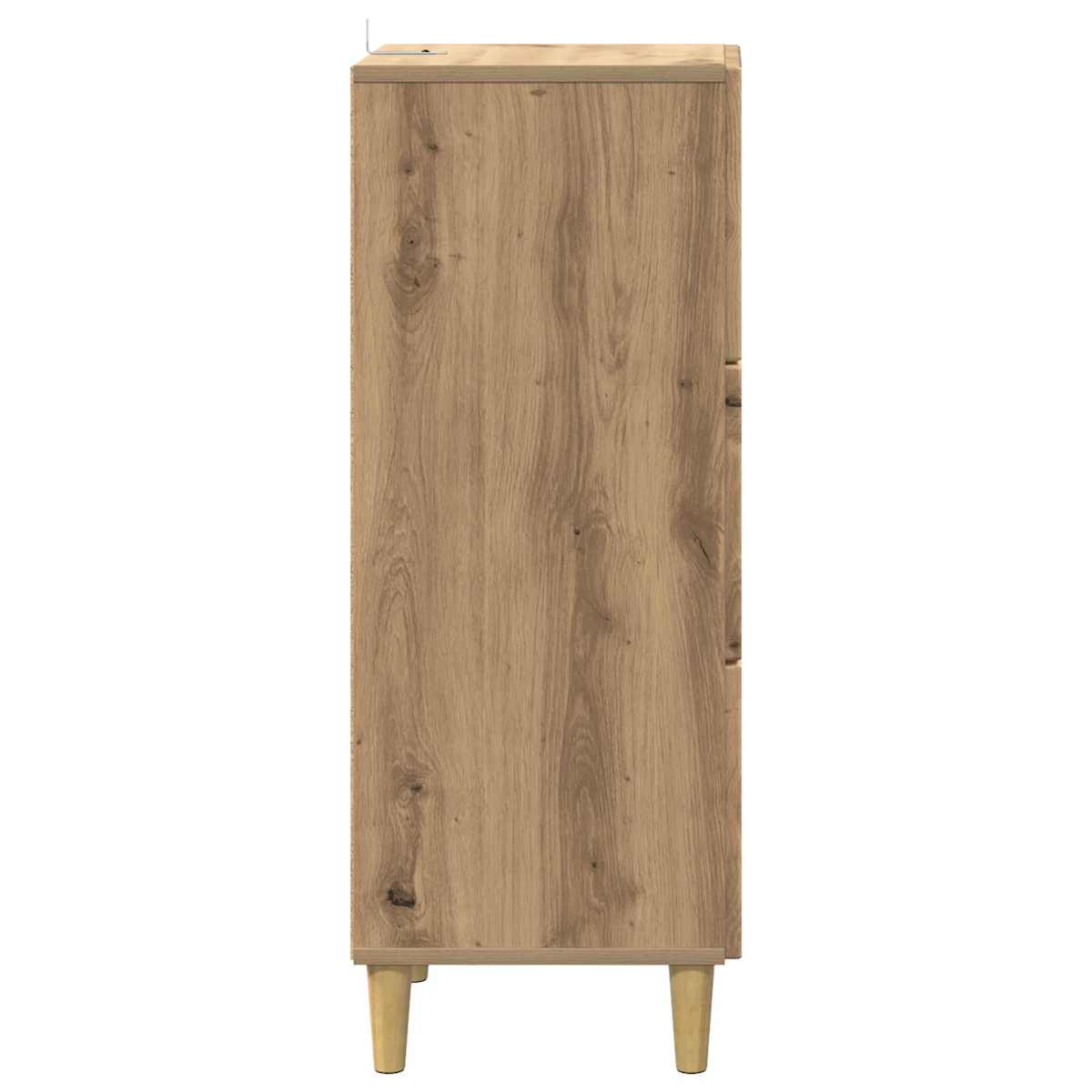 Skuffeskab 33 x 34,5 x 90 cm Konstrueret træ - Billede 7