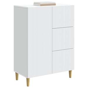 Servírovací skříň Bílá 66 x 34,5 x 90 cm Kompozitní dřevo - obrázek 3
