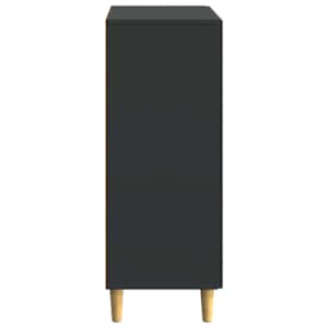 Servírovací skříň Černá 66 x 34,5 x 90 cm Kompozitní dřevo - obrázek 5