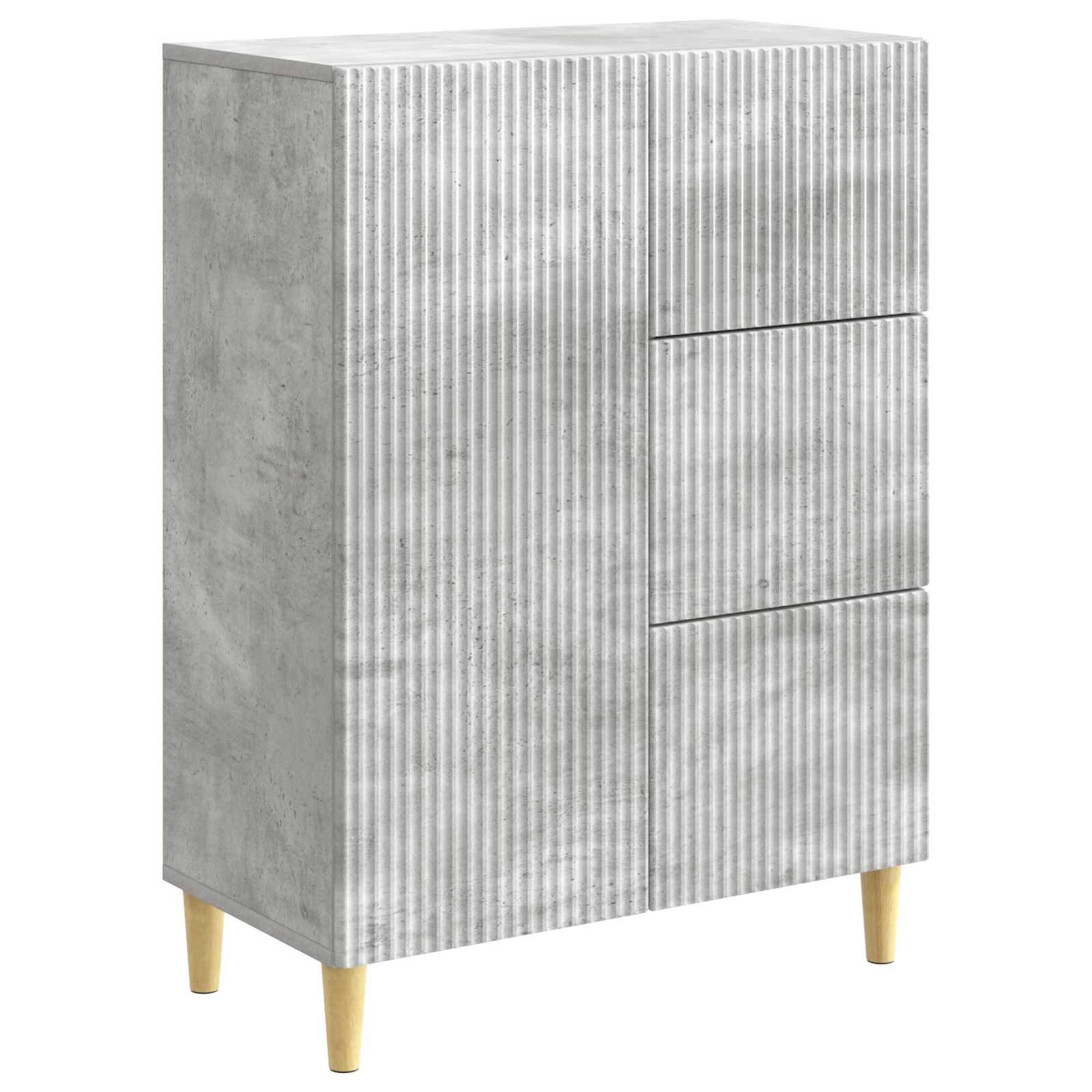 Buffet Cinzento Cimento 66 x 34,5 x 90 cm Derivados de