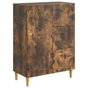 Servírovací skříň se zásuvkou Kouřový dub 66 x 34,5 x 90 cm - obrázek 2
