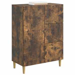 Servírovací skříň se zásuvkou Kouřový dub 66 x 34,5 x 90 cm - obrázek 3