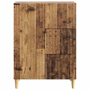 Servírovací skříň se zásuvkou Staré dřevo 66 x 34,5 x 90 cm - obrázek 4