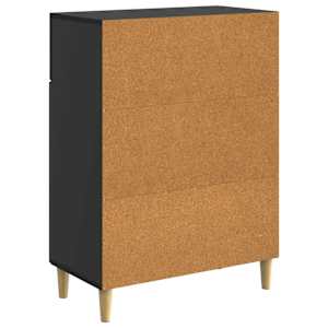 Servírovací skříň Černá 66 x 34,5 x 90 cm Kompozitní dřevo - obrázek 6