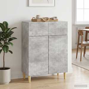 Servírovací skříň se zásuvkou Betonově šedá 66 x 34,5 x 90 cm - obrázek 1