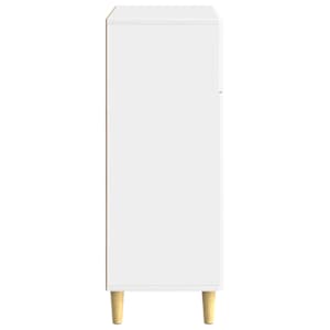 Servírovací skříň Bílá s vysokým leskem 66 x 34,5 x 90 cm - obrázek 5