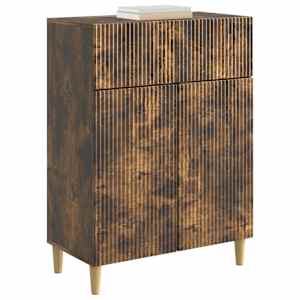 Servírovací skříň se zásuvkou Kouřový dub 66 x 34,5 x 90 cm - obrázek 3