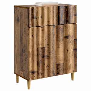 Servírovací skříň se zásuvkou Staré dřevo 66 x 34,5 x 90 cm - obrázek 3