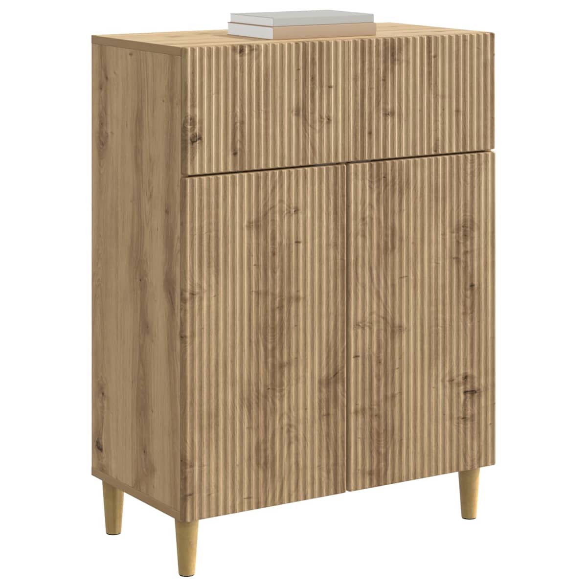 Sideboard 66 x 34,5 x 90 cm Konstrueret træ - Billede 3