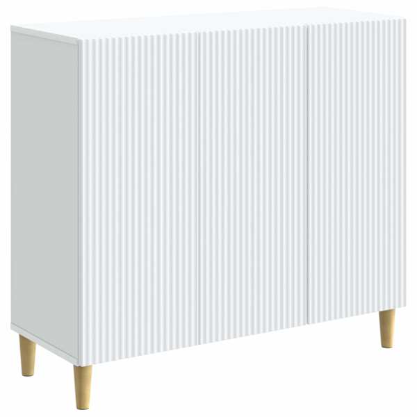 vidaXL K&otilde;ide Valge 89 x 34,5 x 80 cm Tehispuit