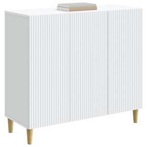Servírovací skříň Bílá 89 x 34,5 x 80 cm Kompozitní dřevo - obrázek 2