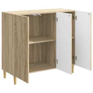Servírovací skříň Dub sonoma 89 x 34,5 x 80 cm Kompozitní dřevo - obrázek 3