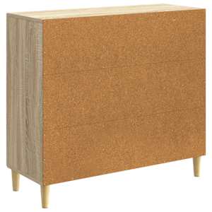 Servírovací skříň Dub sonoma 89 x 34,5 x 80 cm Kompozitní dřevo - obrázek 6