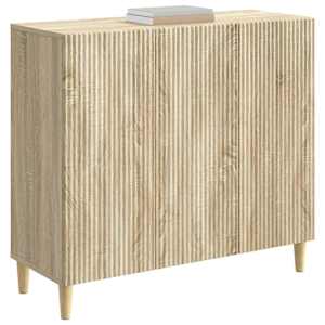 Servírovací skříň Dub sonoma 89 x 34,5 x 80 cm Kompozitní dřevo - obrázek 2
