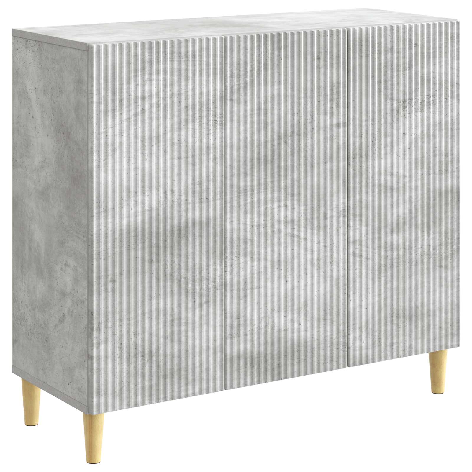 vidaXL Bufet Gri Beton 89 x 34,5 x 80 cm Lemn prelucrat