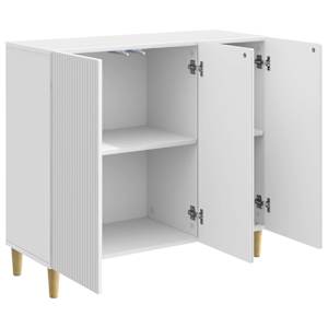 Servírovací skříň Bílá s vysokým leskem 89 x 34,5 x 80 cm - obrázek 3