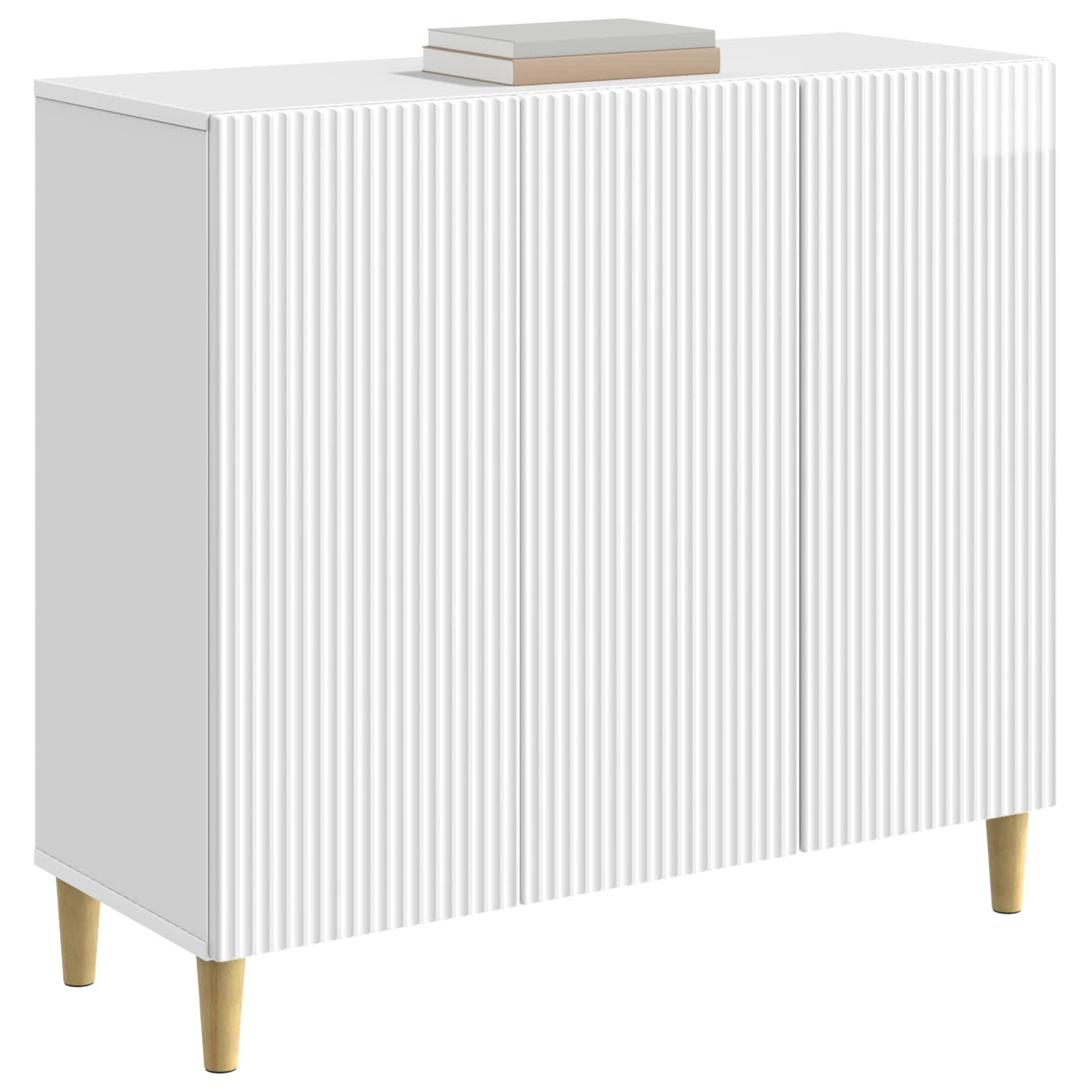 Kõide Kõrgläikega valge 89 x 34,5 x 80 cm Tehispuit 2 Kõik vajalik sinu aeda ja koju! Kõide Kõrgläikega valge 89 x 34,5 x 80 cm Tehispuit - Image 2