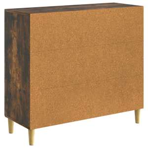 Servírovací skříň Kouřový dub 89 x 34,5 x 80 cm - obrázek 8