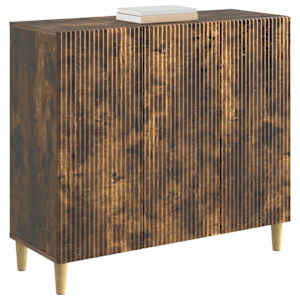 Servírovací skříň Kouřový dub 89 x 34,5 x 80 cm - obrázek 3