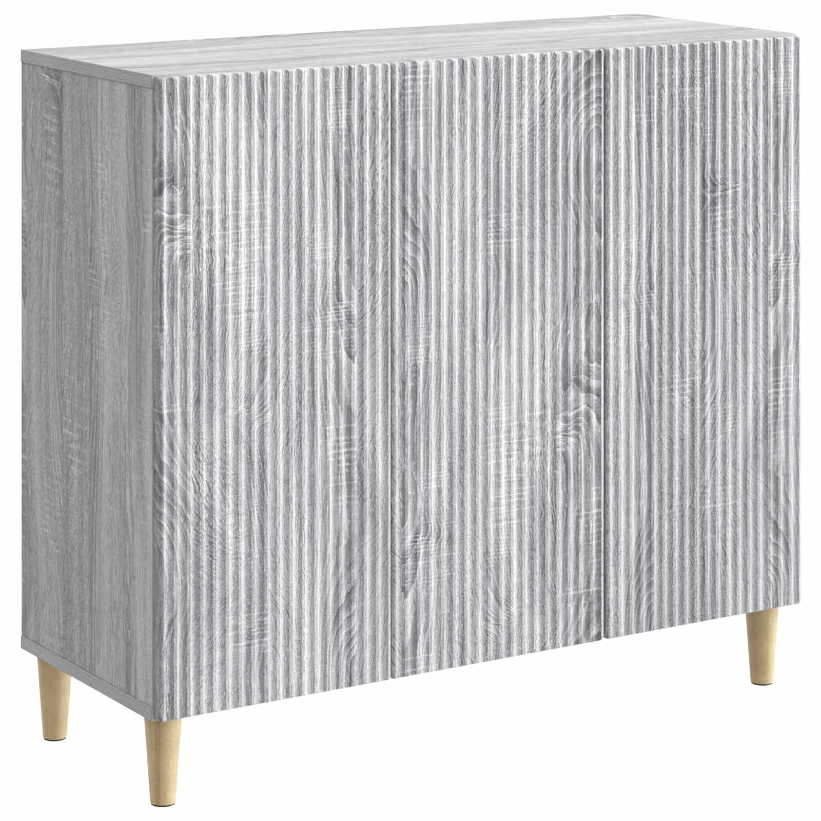vidaXL Bufet Sonoma gri 89 x 34,5 x 80 cm Lemn prelucrat