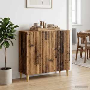 Servírovací skříň Staré dřevo 89 x 34,5 x 80 cm - obrázek 1