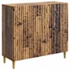 vidaXL K&otilde;ide Vana puit 89 x 34,5 x 80 cm Tehispuit