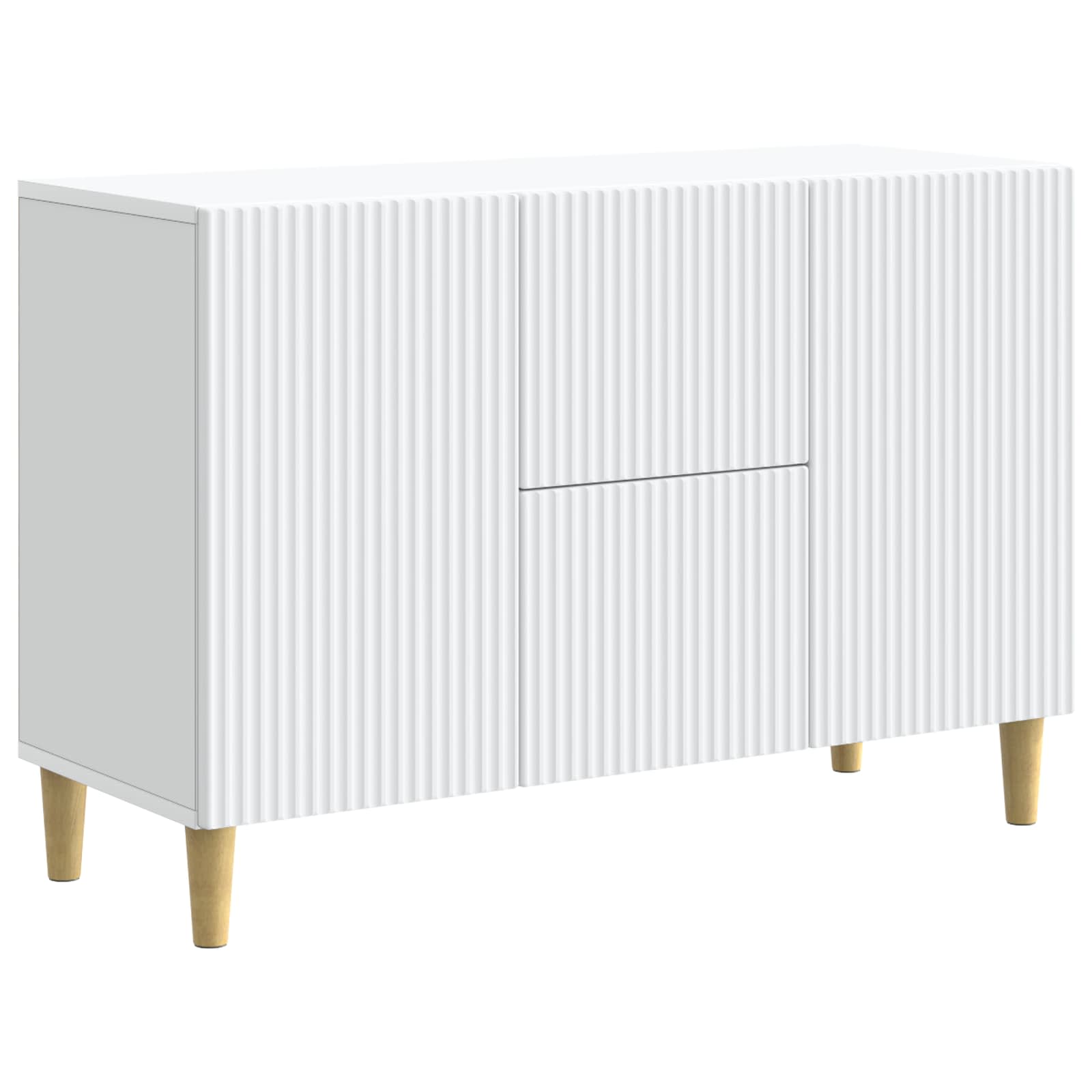 vidaXL Bufet cu sertar Alb 89 x 34,5 x 60 cm Lemn prelucrat