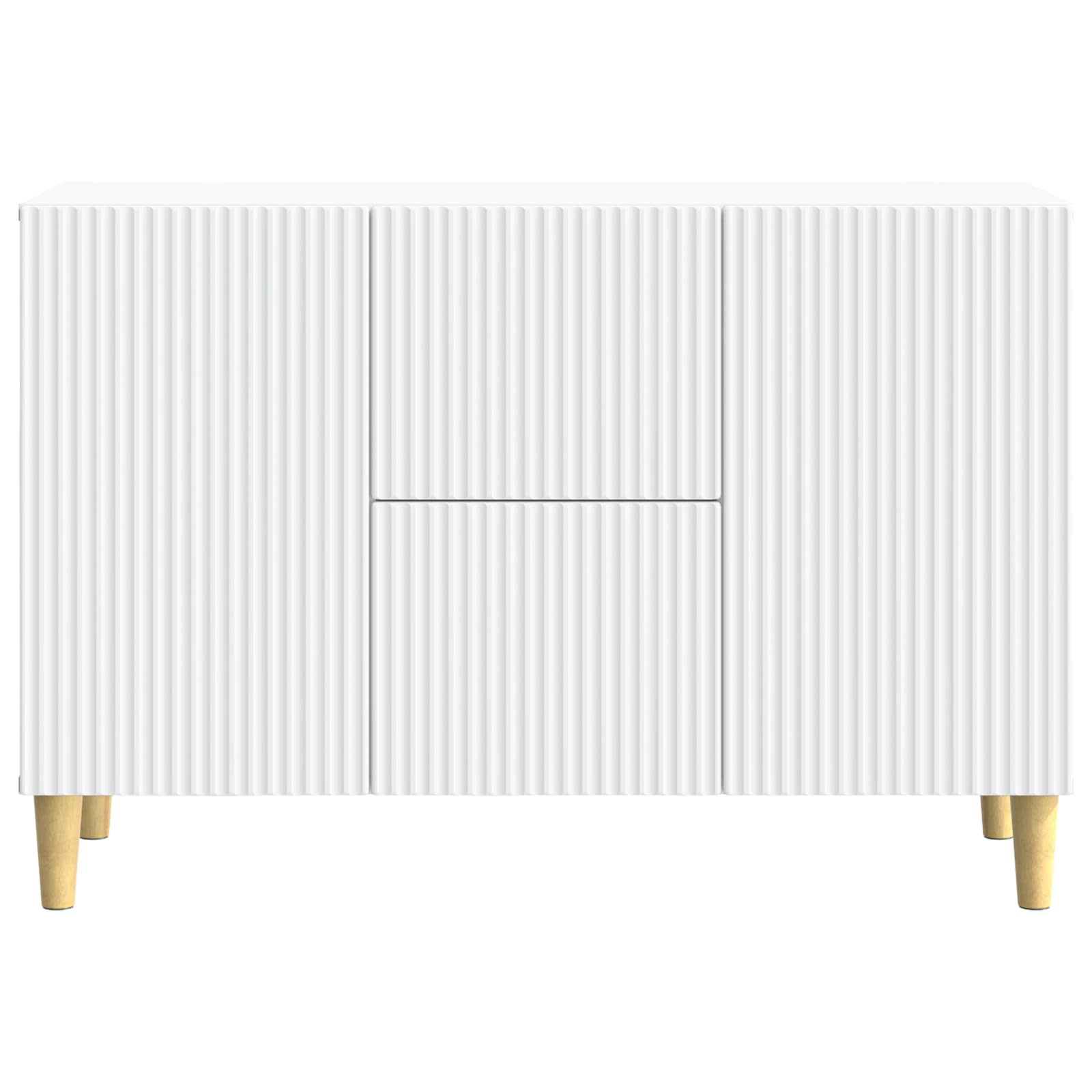 Servírovací skříň Bílá 89 x 34,5 x 60 cm Kompozitní dřevo - obrázek 4