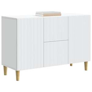 Servírovací skříň Bílá 89 x 34,5 x 60 cm Kompozitní dřevo - obrázek 2