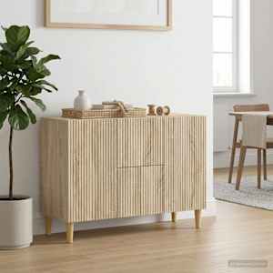 Servírovací skříň Dub sonoma 89 x 34,5 x 60 cm Kompozitní dřevo - obrázek 1